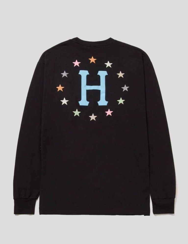HUF puff galaxies s tee black t-shirt